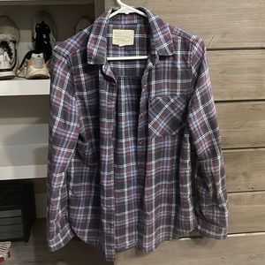 Aeropostale Boyfriend Fit Plaid shirt size Sm